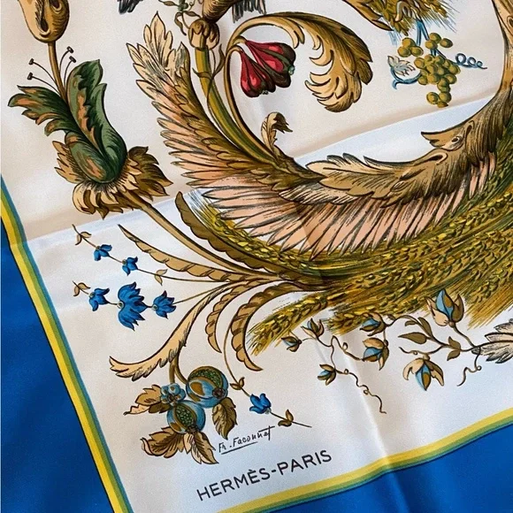 Vintage HERMES CERES Carre 90cm/35” Square Silk Scarf - NWOT with Original Box - Picture 4 of 13